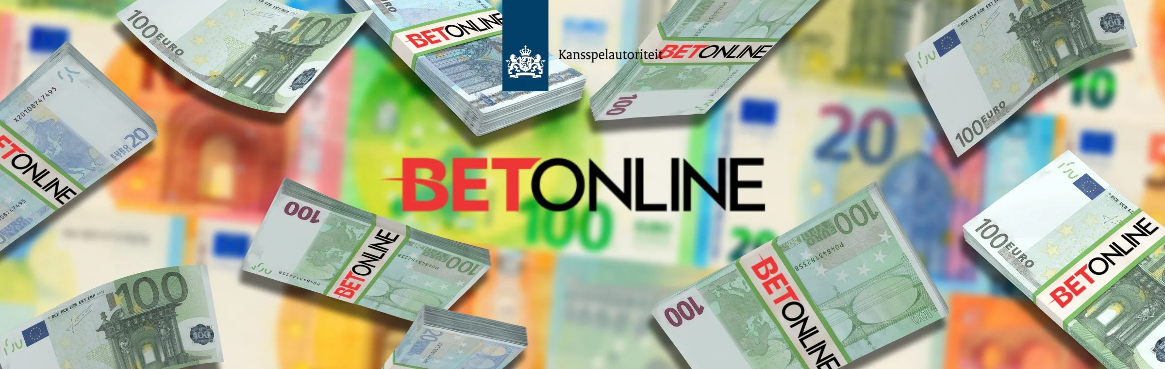 Boete van € 1,125 BetOnline에 대한 금액